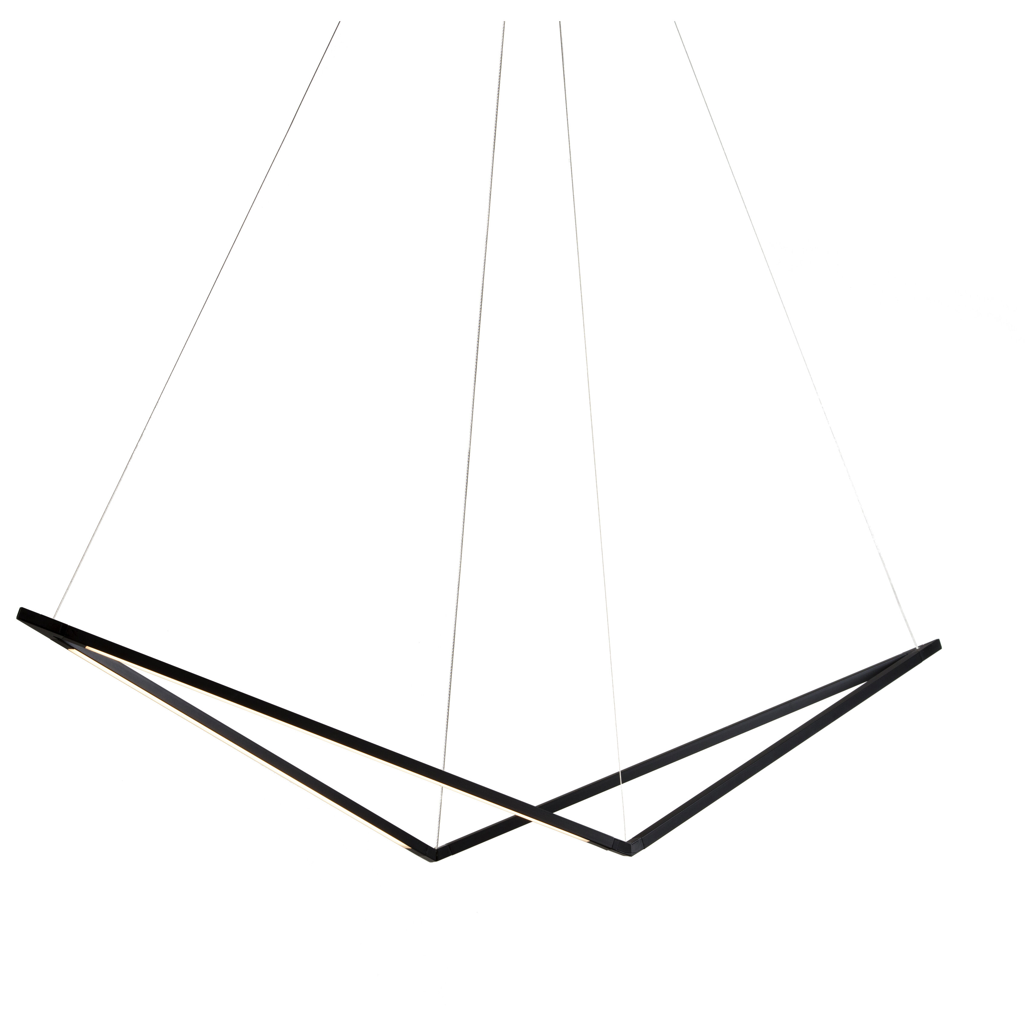 Z-Bar LED 14.68 inch Matte Black Pendant Ceiling Light, Bird